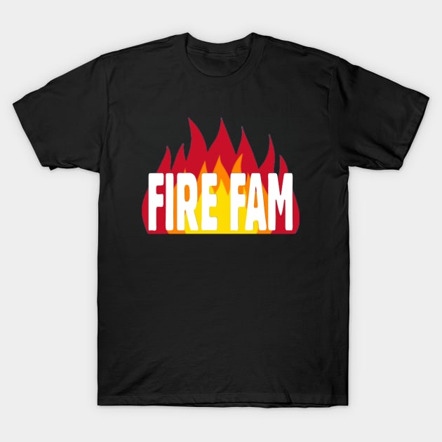 FIRE FAM LOGO T-Shirt by Fire Family Fun